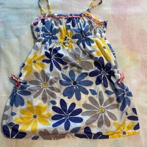 Mini Boden Flower Sun Dress 11/12Y